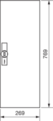 Zeichnung Ersatztüren rechts IP44 Stahlblech
