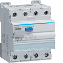 CRA690 Fehlerstrom-Schutzschalter 3P+N 125A 500mA A  S