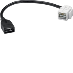 GMKUSB2A Keystone Einsatz USB 2.0 Typ A,  für Montagerahmen Keystone,  hfr