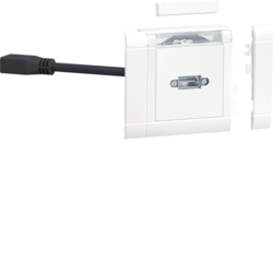 GMSET029016 Multimedia-Anschlussset für DisplayPort frontrastend verkehrsweiß