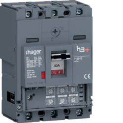 HES040JC Leistungsschalter h3+ P160 LSI 3P3D 40A 70kA CTC