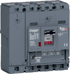 HES041GC Leistungsschalter h3+ P160 LSnI 4P4D N0-50-100% 40A 70kA CTC
