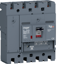 HET041GR Leistungsschalter h3+ P250 LSnI 4P4D N0-50-100% 40A 70kA FTC