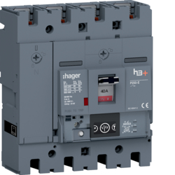 HET041NR Leistungsschalter h3+ P250 Energy 4P4D N0-50-100% 40A 70kA FTC