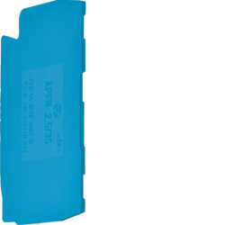 KWE07B Endplatte für KYA02NH2, Farbe: blau