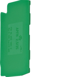 KWE07GR Endplatte für KYA02EH2, Farbe: grün