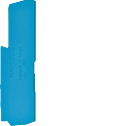 KWE13B Endplatte für KYA04NH3, Farbe: blau