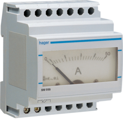 SM050 Analoges Amperemeter Wandlermessung 0-50 A