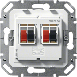 WUV52 Lautsprecher Anschlussdose,  2-fach