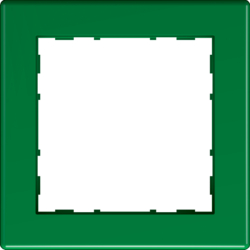 WYR114 Rahmen 1fach,  PUR,  grün