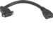 GMDSHDMI HDMI Kabel Buchse-Buchse 0.2m,  für Panelmontage D-SUB