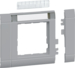 GR0802BLAN Rahmenblende modular,  ZS 50, OT 80, hfr,  Beschriftungsfeld,  lack alu