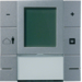 WYT616 Raumtemperatur- Regler KNX mit LCD Anzeige und 1-fach Tastsensor,  silber