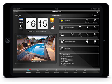 Domovea App von Hager